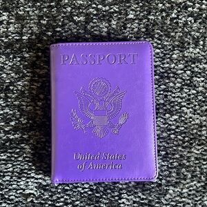 Purple Passport Case
